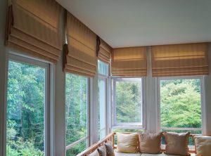 Patterned roller blinds