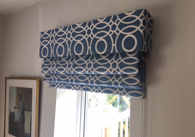 Patterned roller blinds