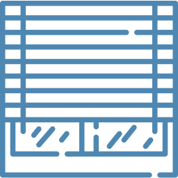 Window blinds icon